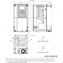 Trójfazowy falownik 3,7/2,2 kW 460VAC VFD037C4EA-21 Delta Electronics